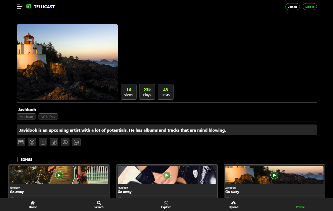Entertainment platform preview